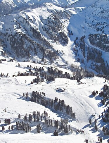 Air picture of the slopes | © Ph. Tappeiner