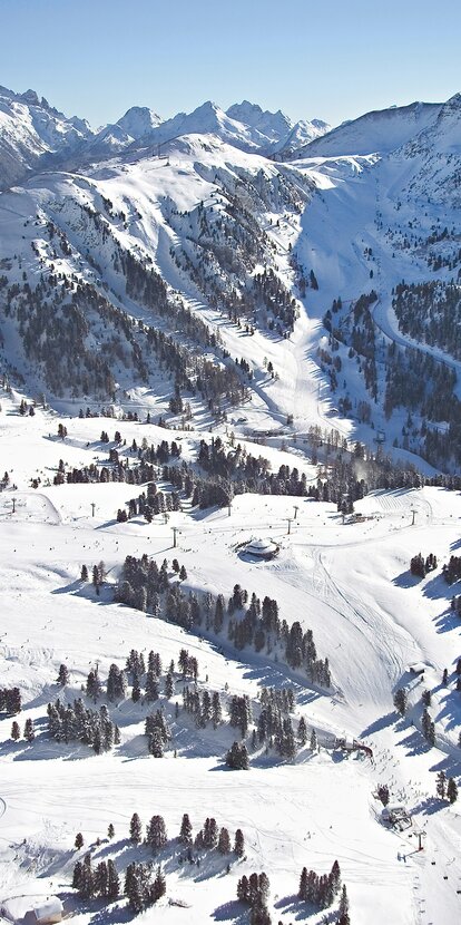 Air picture of the slopes | © Ph. Tappeiner