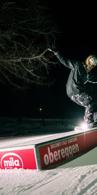 snowboarder notte inverno | © Ph. F-Tech