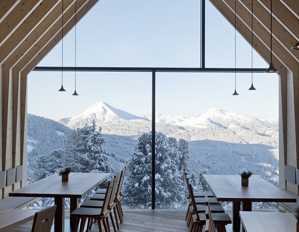 rifugio architettura panorama inverno montagne | © Ph. Mads Mogensen
