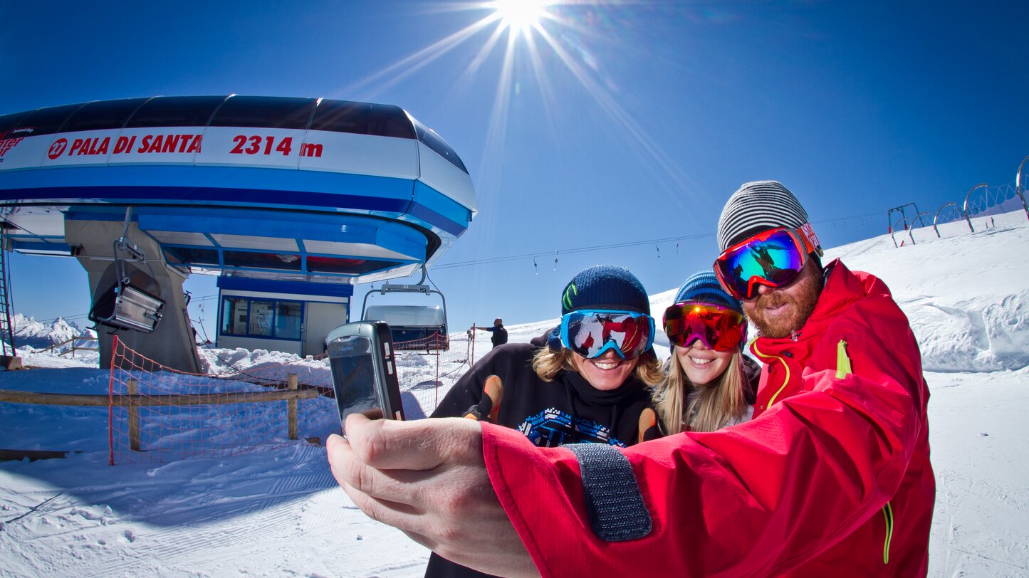 amici selfie inverno sole | © Ph. Fizza
