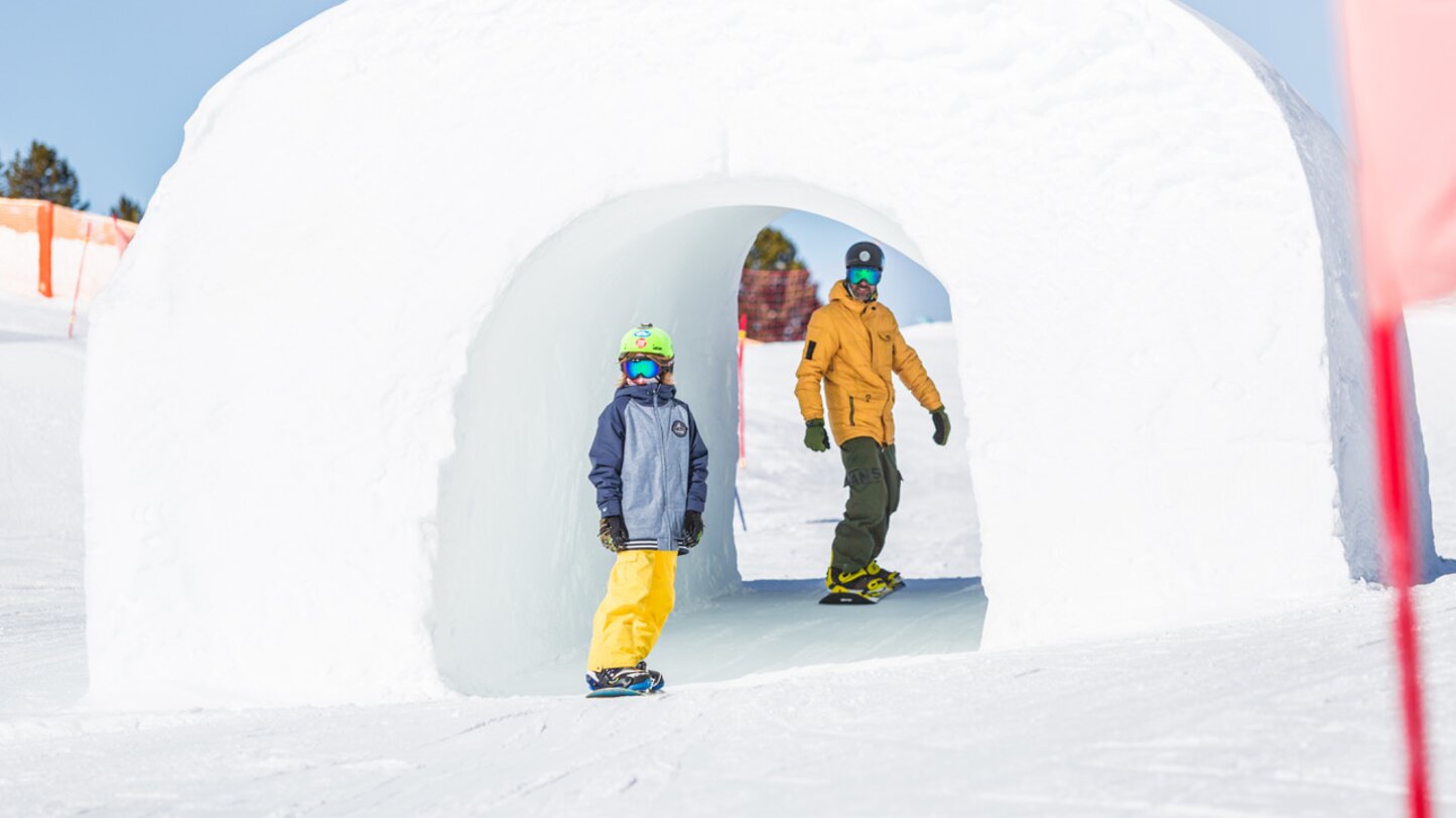 tunnel di neve snowboarder inverno | © Ph. F. Tech