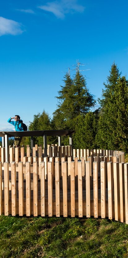 viewing platform man nature mountains | © Ph. Helmut Rier